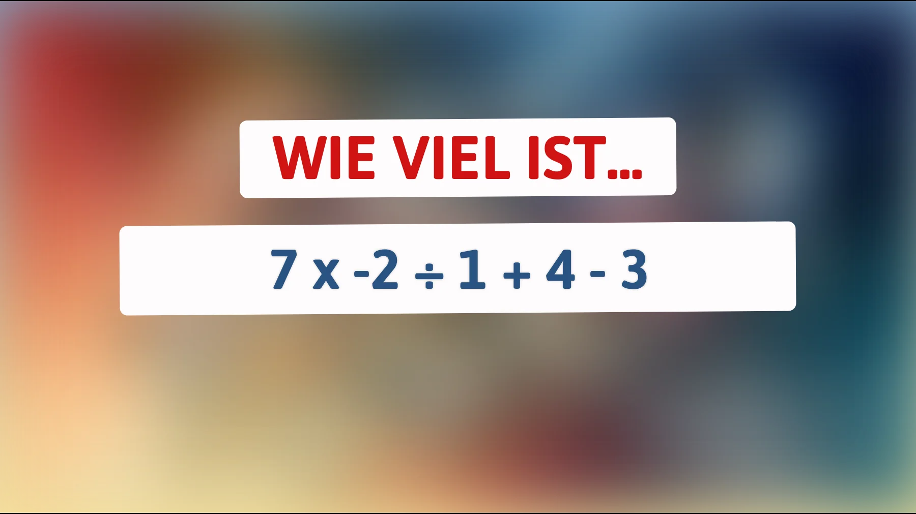 Nur 1% der Menschen lösen dieses Rätsel: Kannst du das knifflige Mathematikproblem knacken?"