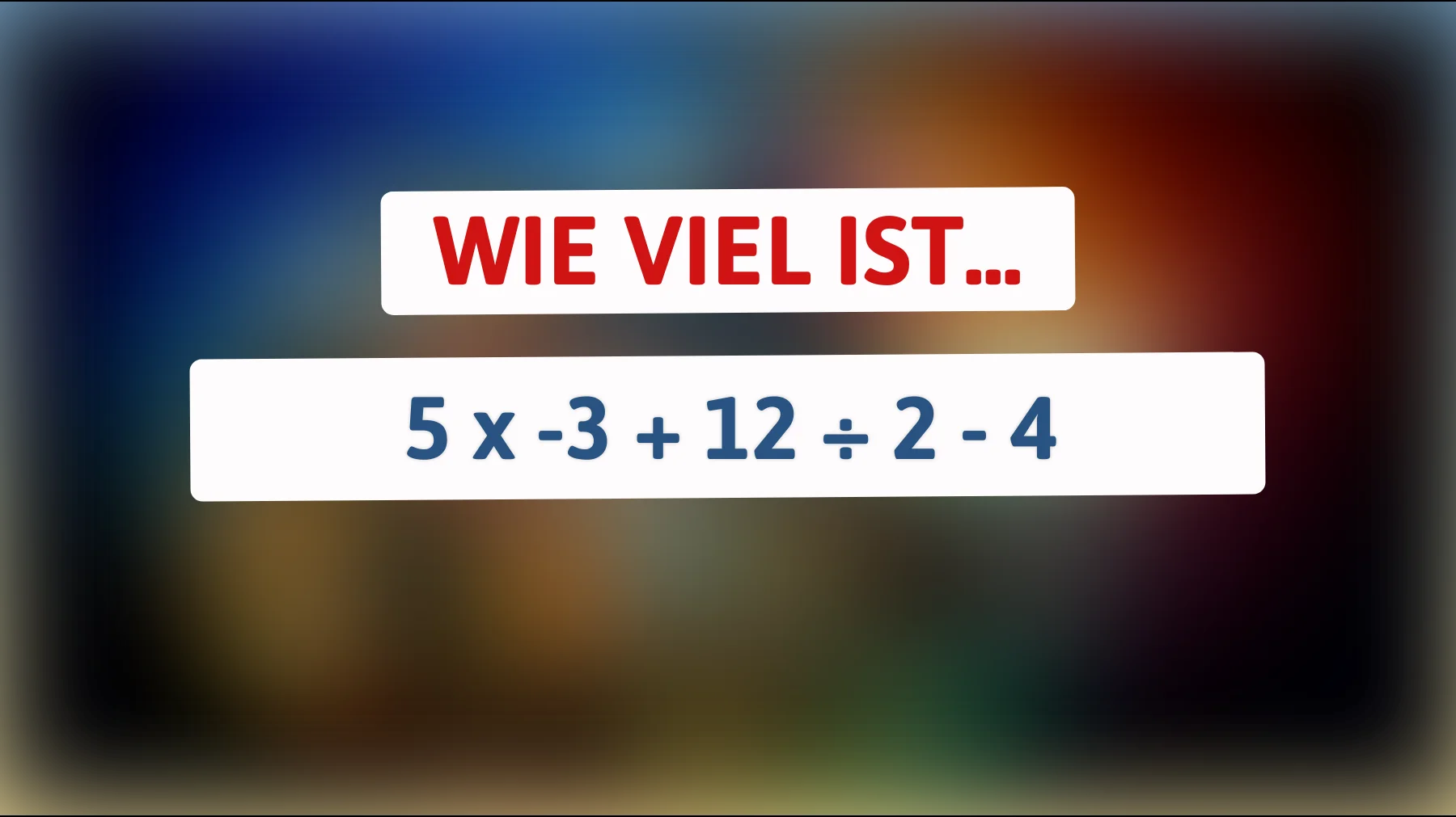 Nur für Gehirnakrobaten: Kannst du diese scheinbar einfache mathematische Herausforderung knacken? Finde die Lösung!"