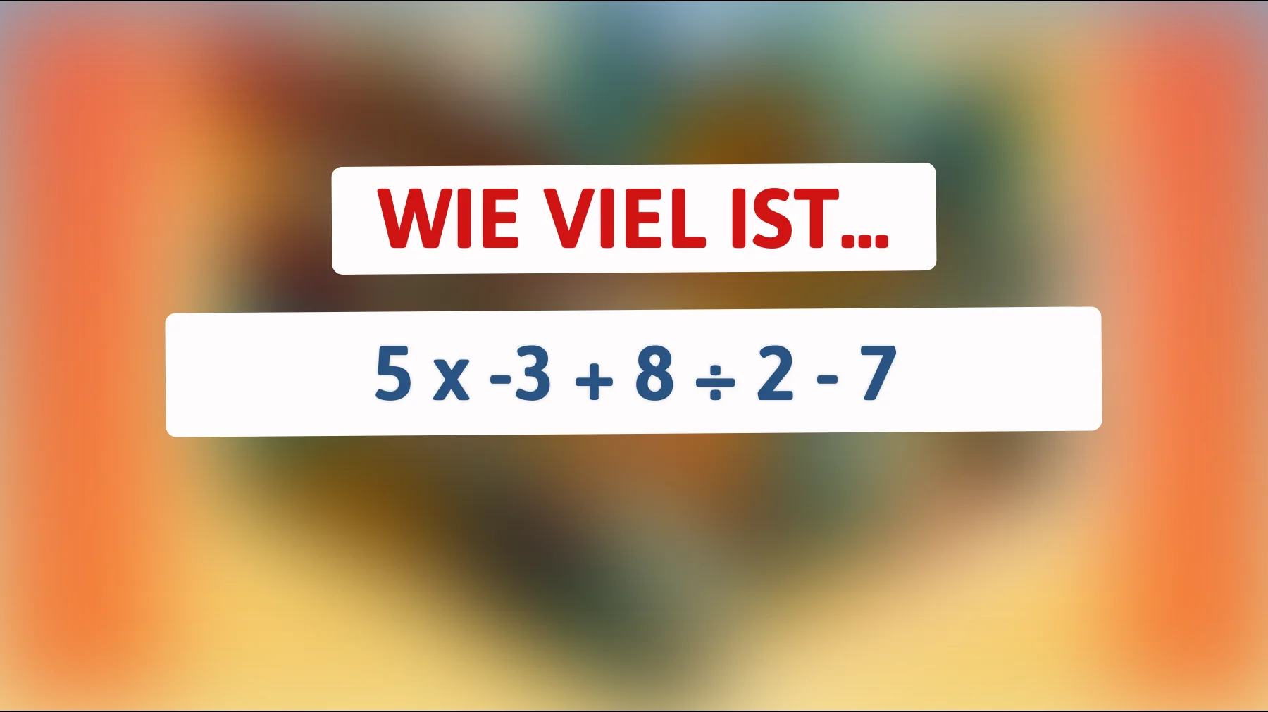 Nur für Genies: Kannst du das knackige Mathe-Rätsel lösen? Erstaunlich, wie viele scheitern!"