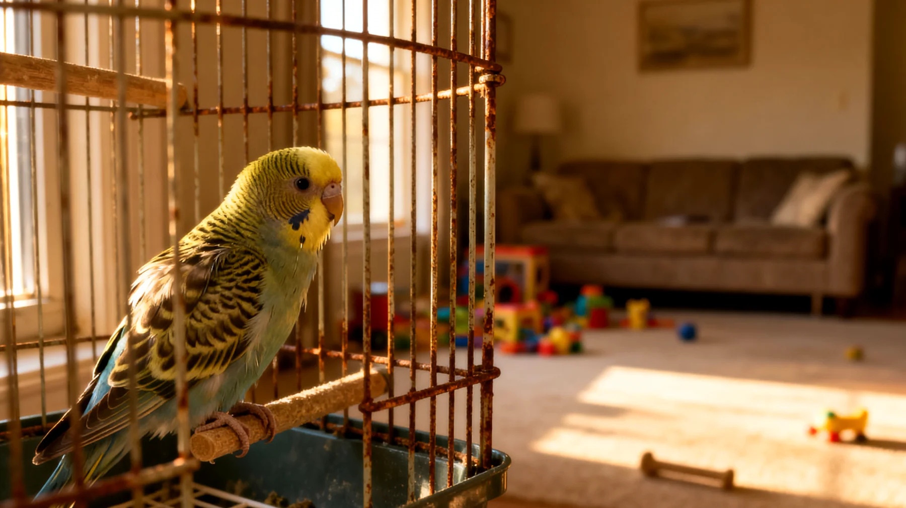 Wellensittiche benötigen ausreichend Platz und artgerechte Beschäftigung im Haus, da sie nicht im Garten gehalten werden sollten. Viele Halter unterschätzen den Bewegungsdrang und die sozialen Bedürfnisse von Wellensittichen in der Wohnungshaltung."